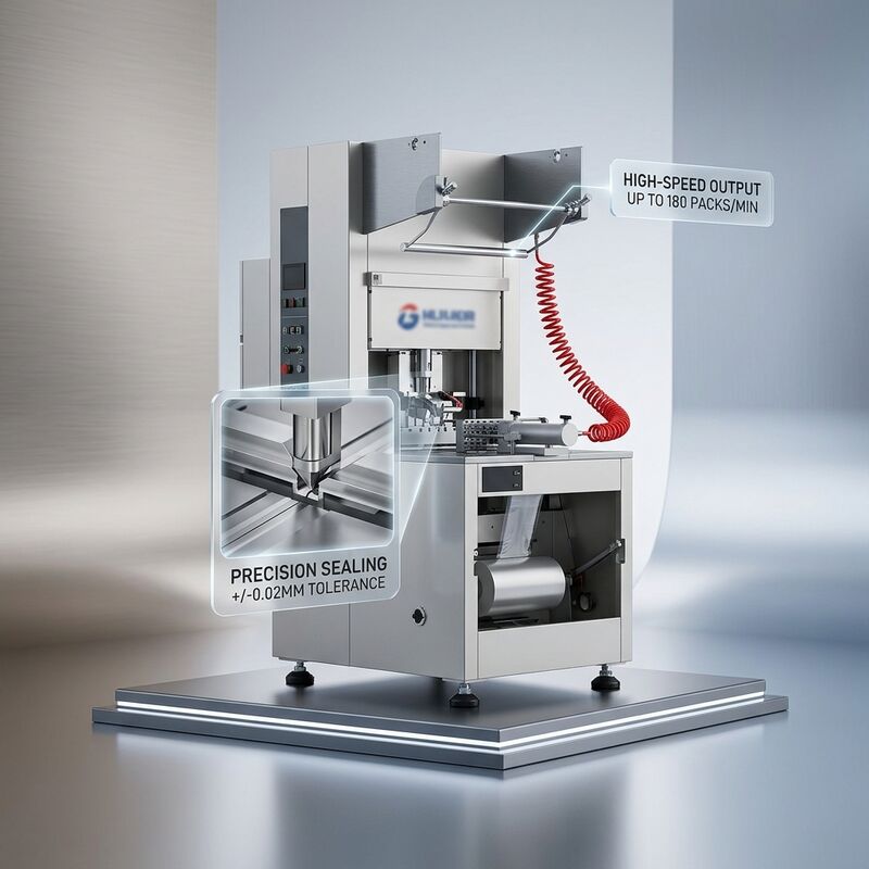 Pharmaceutical Grade Three Dimensional Automatic Wrapping Machine BTB-300P Transparent Film Box Sealing Equipment