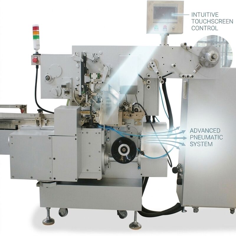 Multi-Purpose High-Speed Three Dimensional Automatic Wrapping Machine BTB-600M Box Film Overwrapping System